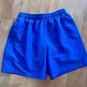 Nike Blue Swim Trunks